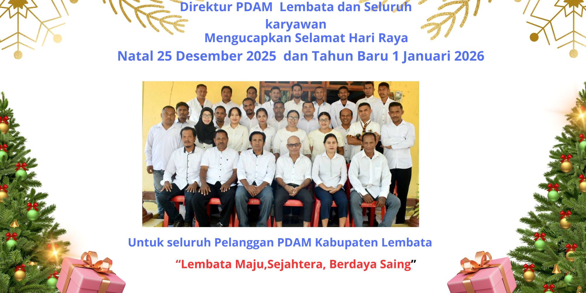 iklan ucapan natal dan tahun baru